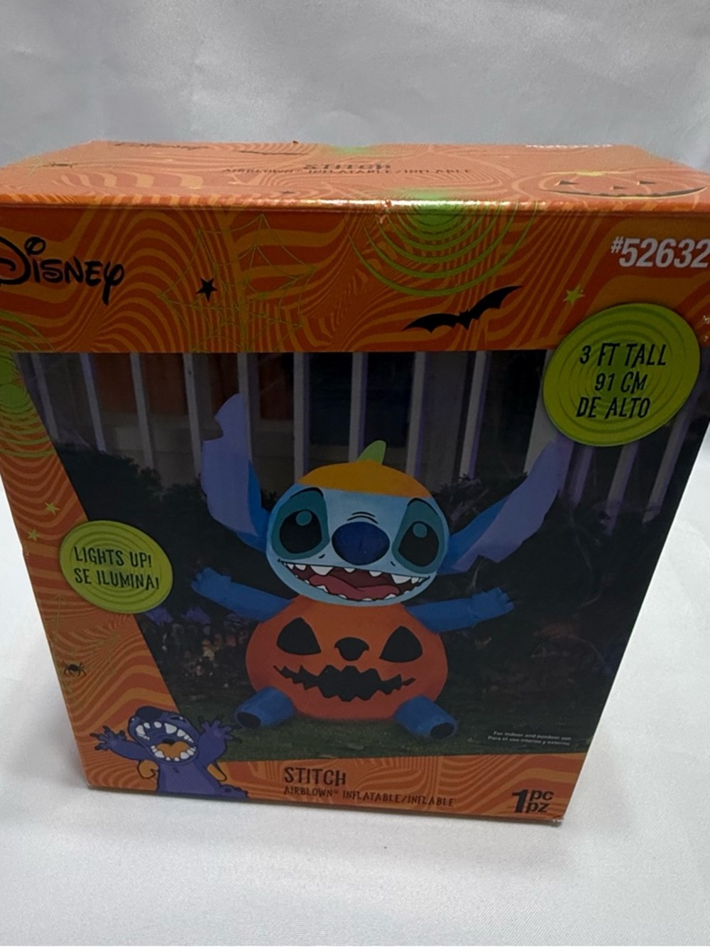 Disney Stitch Pumpkin Inflatable